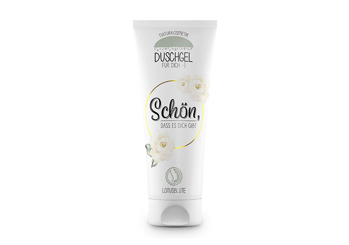 Naturkosmetik Duschgel 200ml mit Lotusblüten-und Bio-Teeextrakt