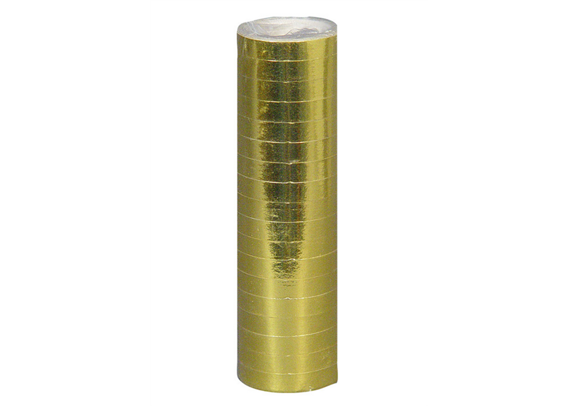 Luftschlangen 4m gold