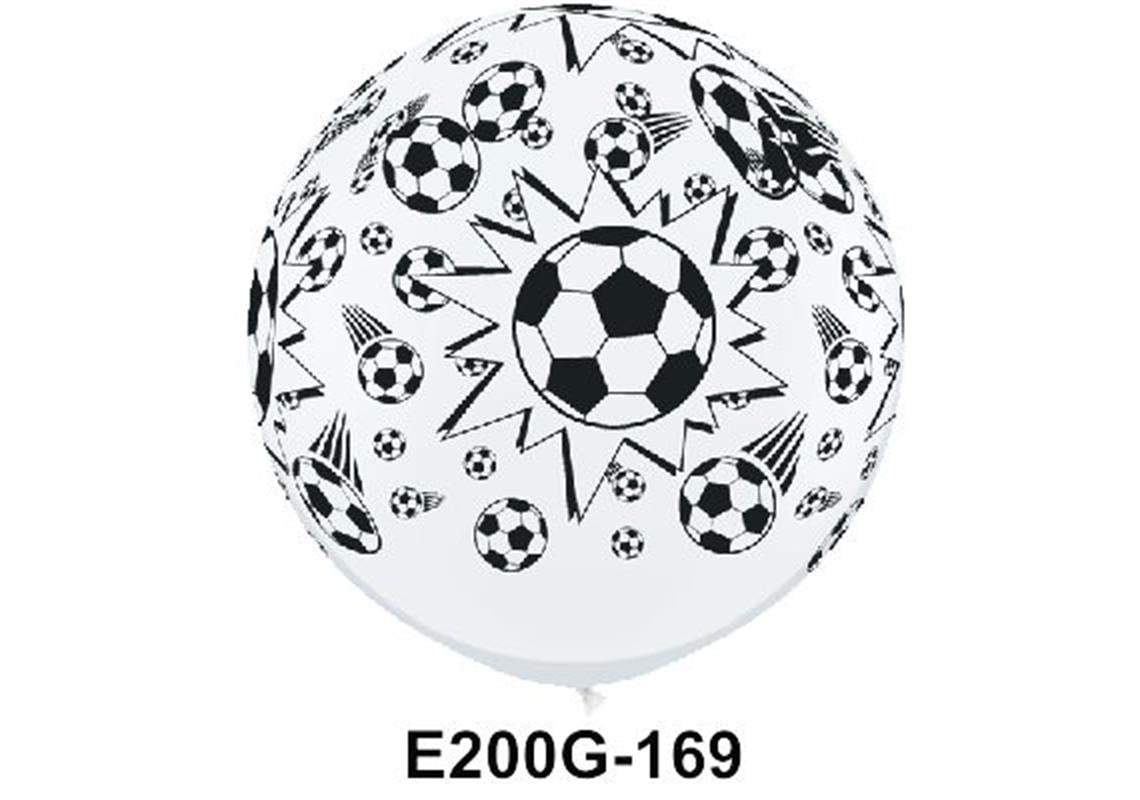 Riesen-Rundballons FUSSBÄLLE Ø 90 cm