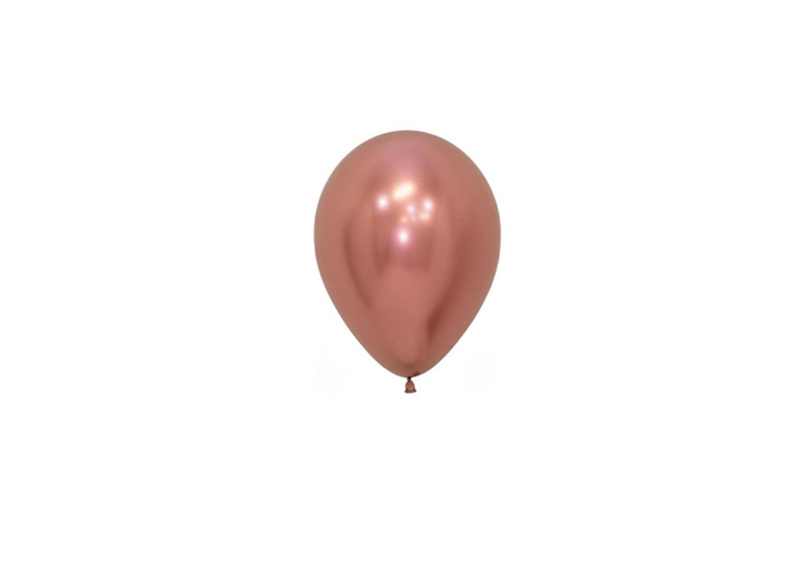 Ballon Ø 15 cm CHROM ROSA-GOLD