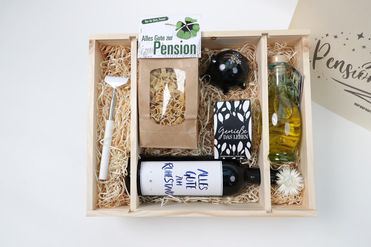 Geschenkbox Zur Pensionierung