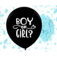 Gender Reveal Ballon Boy Ø 55 cm mit Konfetti BLAU   (einzel verpackt / ungefüllt)