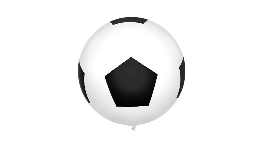 Riesenballon Fussball Ø 75cm