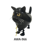 Mini-Walker Schwarze Katze 57 cm lang