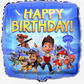 Folienballon Geburtstag / Happy Birthday PAW Patrol Ø 38 cm