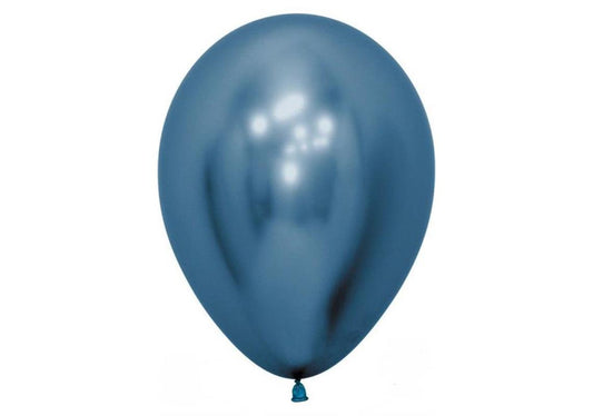 Ballon Ø 33 cm CHROM BLUE
