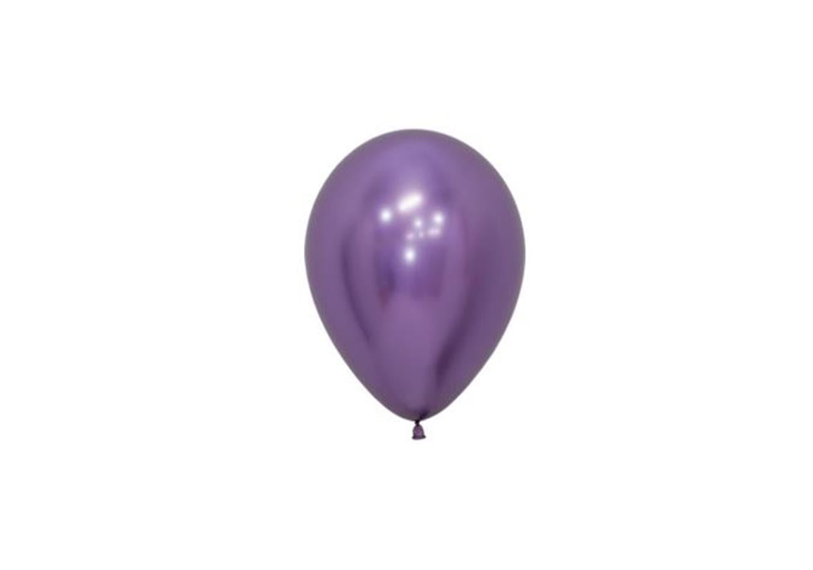 Ballon Ø 15 cm CHROM PURPLE