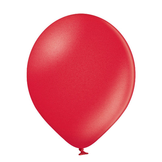 Ballon R45-B080 Ø 13 cm METALLIC CHERRY RED