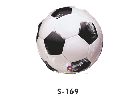 Folienballons Fussball ⌀ 38 cm