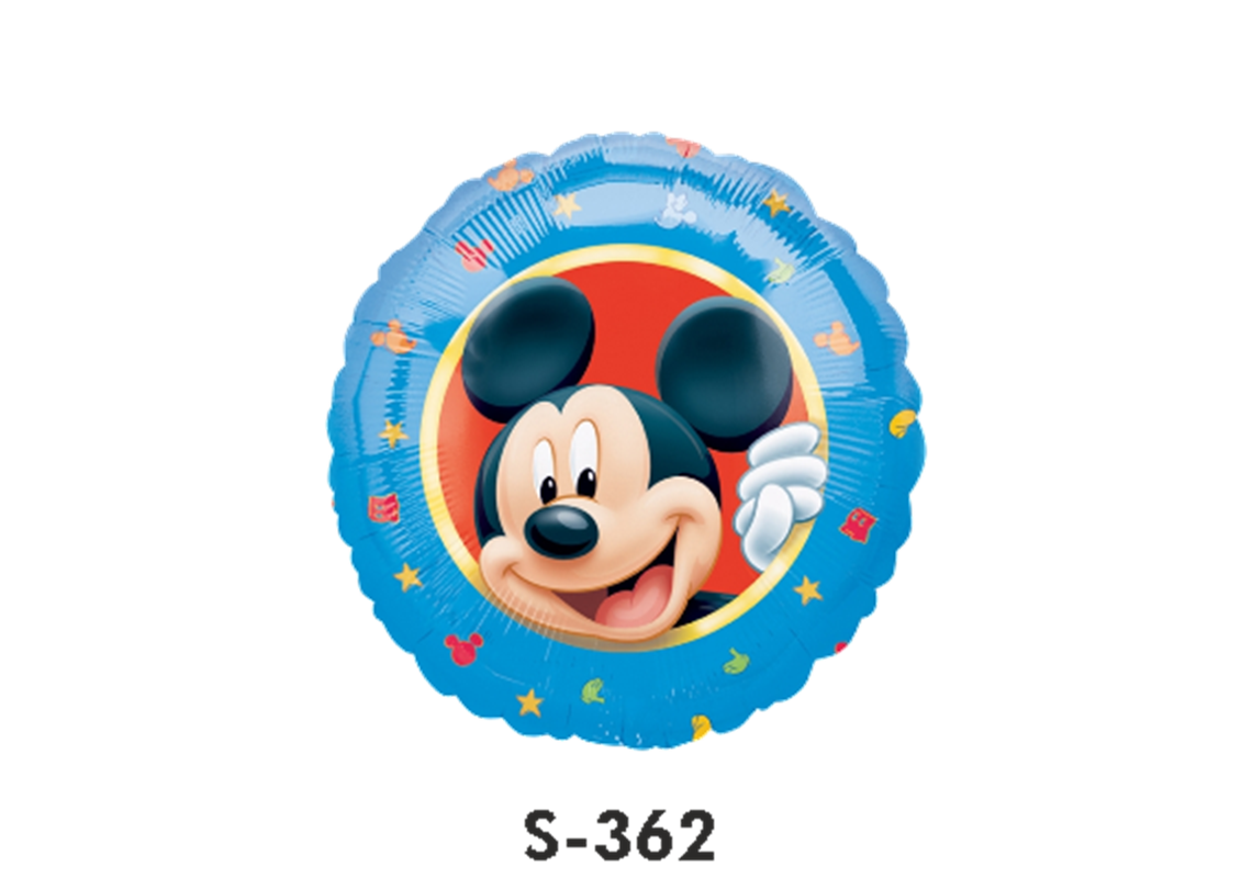 Folienballons Mickey Maus Portrait ⌀ 38 cm