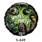 Folienballons Halloween Zombies Where's The Party ⌀ 38 cm