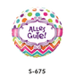 Folienballons Alles Gute Punkte Bunt ⌀ 38 cm